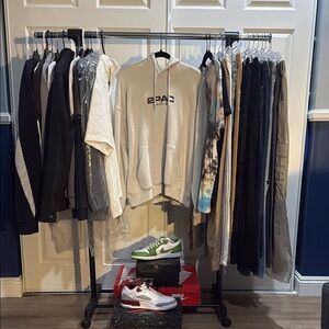 Cream colored 2PAC Hoodie